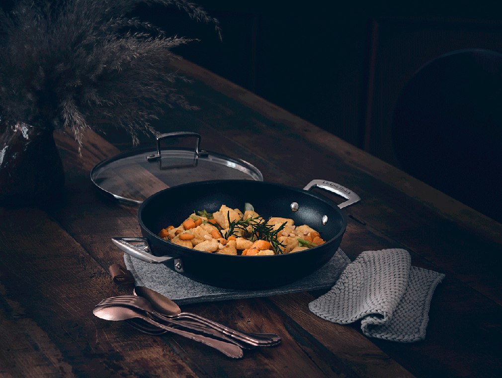 Gnocchi burro, salvia e zucca al forno