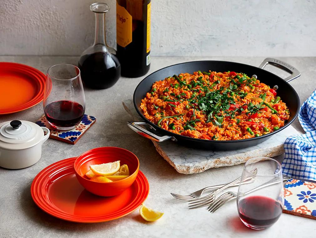 Paella vegetariana